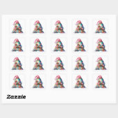 Kerst Elf Huis Stickers (Vel)