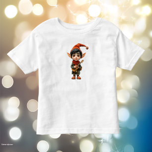 Kerst Elf Jongens T-shirt voor Peuters