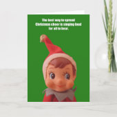 Kerst Elf kaart (Voorkant)