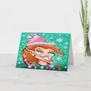 Kerst Elf Kaart