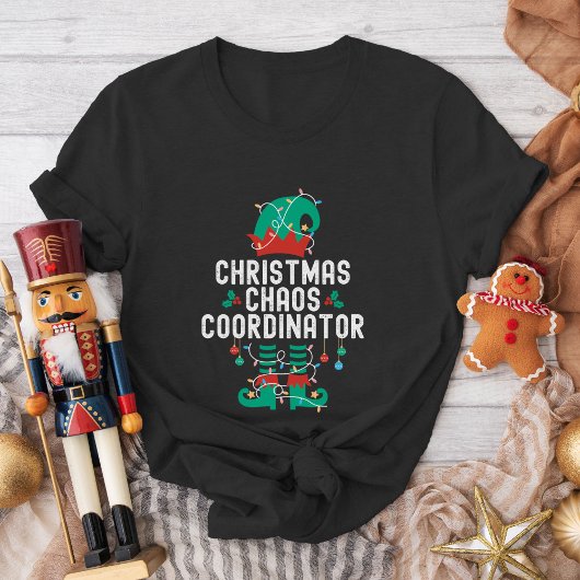 Kerst Elf Kantoor Team Party & Family Matching T-shirt