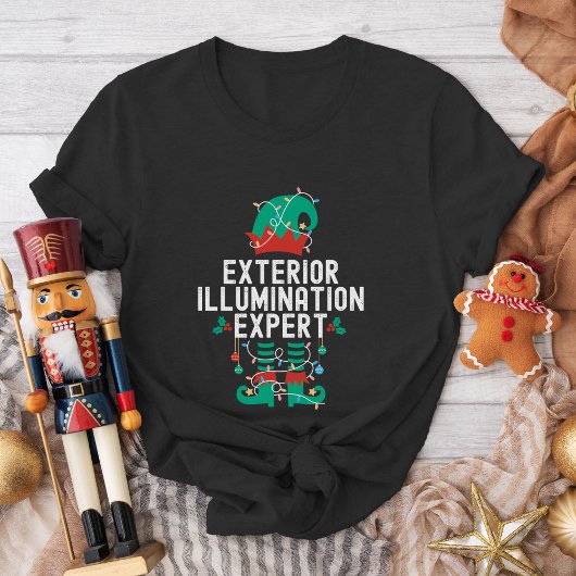 Kerst Elf Kantoor Team Party & Family Matching T-shirt