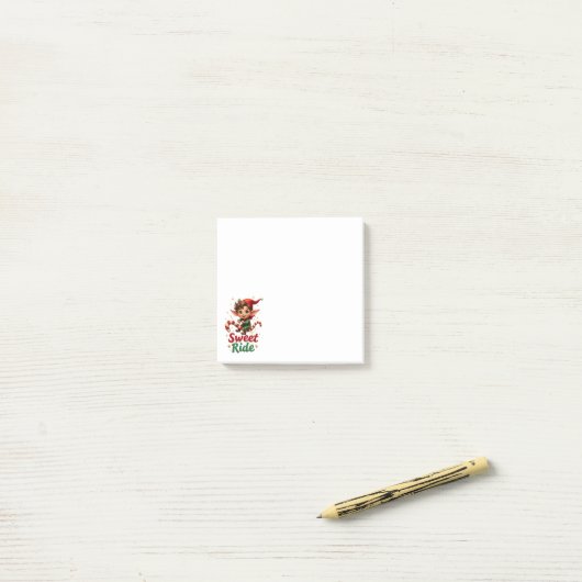 Kerst Elf Kerstmis Post-it® Notes (Op bureau)