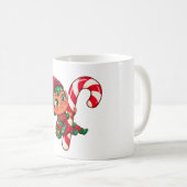 Kerst Elf Kerstsfeer Koffiemok (Voorkant rechts)