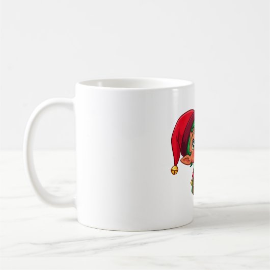 Kerst Elf Kerstsfeer Koffiemok (Links)