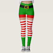 Kerst elf kostuum Leggings (Voorkant)