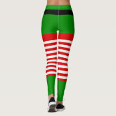 Kerst elf kostuum Leggings (Achterkant)