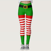 Kerst elf kostuum Leggings (Voorkant)