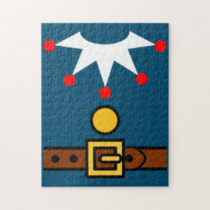 Kerst-Elf-kostuum voor vrouwen, Kinderen, meisjes, Legpuzzel