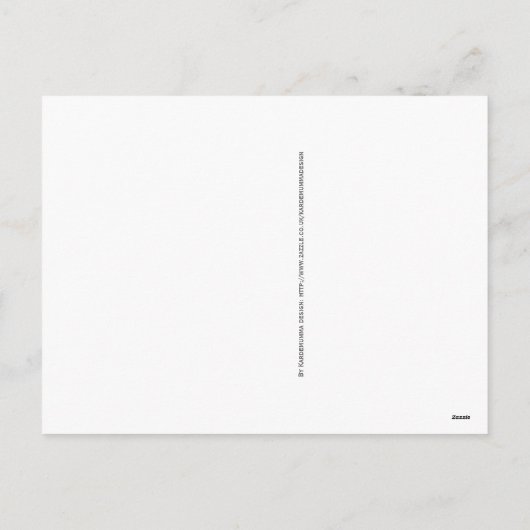 Kerst elf, maan en cadeau - donkerblauwe nacht feestdagenkaart (Achterkant)