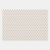 Kerst Elf MERRY LITTLE CHRISTMAS Inpakpapier Vel (Voorkant 2)