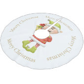 Kerst Elf met Cadeau Kerstboom Rok (Gekanteld)