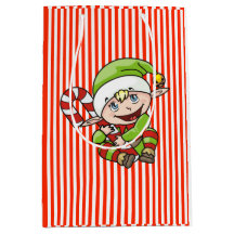 Kerst Elf met Candy Cane Kinderen