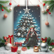 Kerst Elf met Kitten.