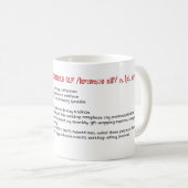 Kerst Elf Noordpool Craftsperson Dictionary Koffiemok (Voorkant rechts)