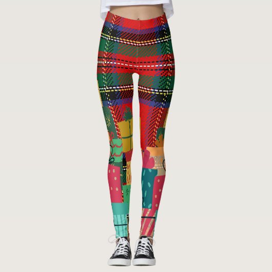 Kerst-elf op de plank Leggings in Cadeaus (Voorkant)
