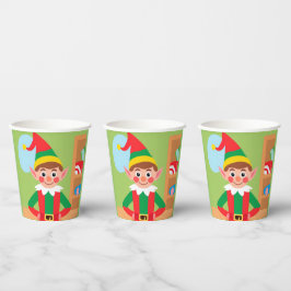 Kerst Elf papier beker