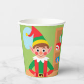 Kerst Elf papier beker (Voorkant)
