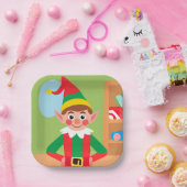 Kerst Elf Papier Bord (Feest)