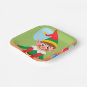 Kerst Elf Papier Bord (Gebogen)
