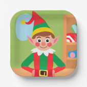 Kerst Elf Papier Bord (Voorkant)