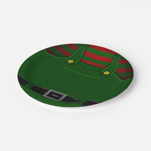 Kerst Elf Papier Borden Feestelijke Party Borden Papieren Bordje (Gekanteld)