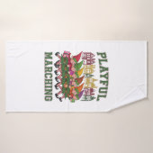 Kerst Elf Parade Badhanddoek (Badhanddoek)