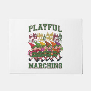 Kerst Elf Parade Deurmat