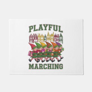 Kerst Elf Parade Deurmat