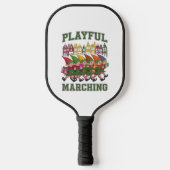 Kerst Elf Parade Pickleball Paddle (Voorkant)