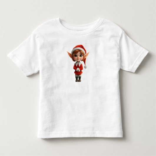 Kerst-Elf Peuter T-shirt (Voorkant)