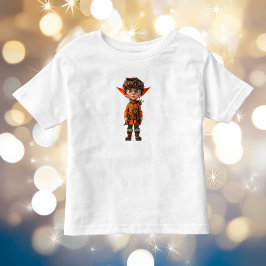 Kerst Elf Peuter T-shirt voor Jongens