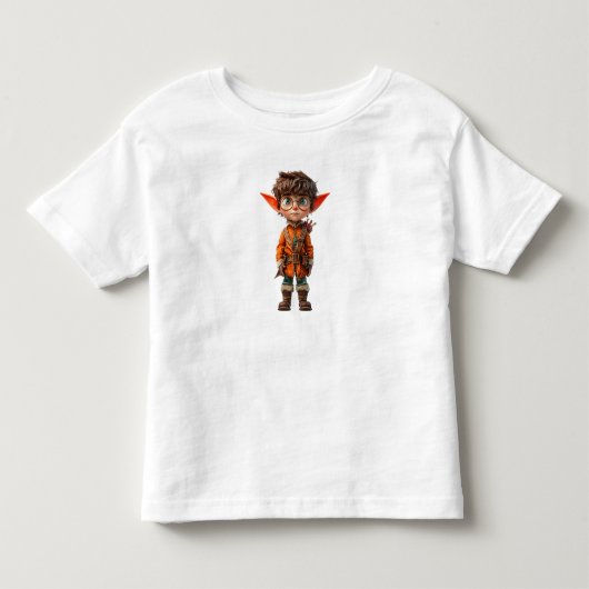 Kerst Elf Peuter T-shirt voor Jongens (Voorkant)