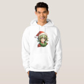 Kerst Elf Portret Hoodie (Voorkant volledig)