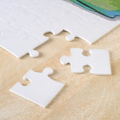 Kerst elf schoenen legpuzzel (Zijkant)