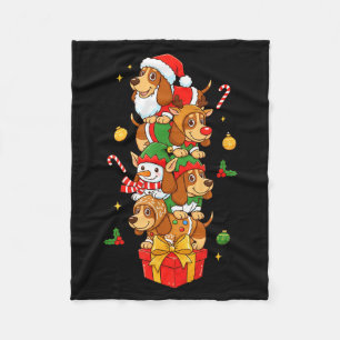 Kerst Elf Sneeuwman Kerstmis Vrouwen Mannen Fleece Deken