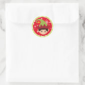 Kerst - Elf Stickers (rond) (Tas)