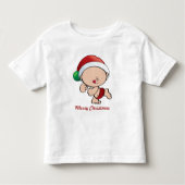 Kerst Elf Vakantie Tee Shirt (Voorkant)