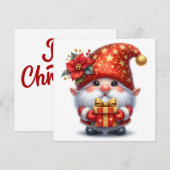 Kerst Elf Wenskaart (Voorkant / Achterkant)