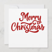 Kerst Elf Wenskaart (Achterkant)