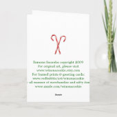 Kerst Elf Wenskaart Feestdagen Kaart (Achterkant)