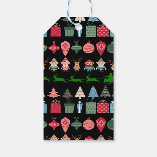 Kerst Elfen en meer Cadeaulabel (Voorkant)