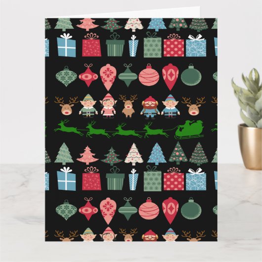 Kerst Elfen en meer Kaart (Kleine Plant)