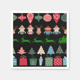 Kerst Elfen en meer Servet