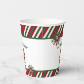 Kerst Elfen Vakantie Feest Papieren Bekers (Rechts)