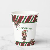 Kerst Elfen Vakantie Feest Papieren Bekers (Voorkant)