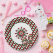 Kerst Elfen Vakantie Feest Papieren Bordje (Feest)