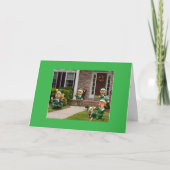 "KERST ELFEN W / KERST WENSEN" KAART (Voorkant)