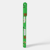 Kerst elfs patroon Hoesje-Mate iPhone Case (Achterkant / Rechts)