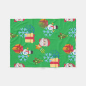 kerst emoji deken (Voorkant (Horizontaal))